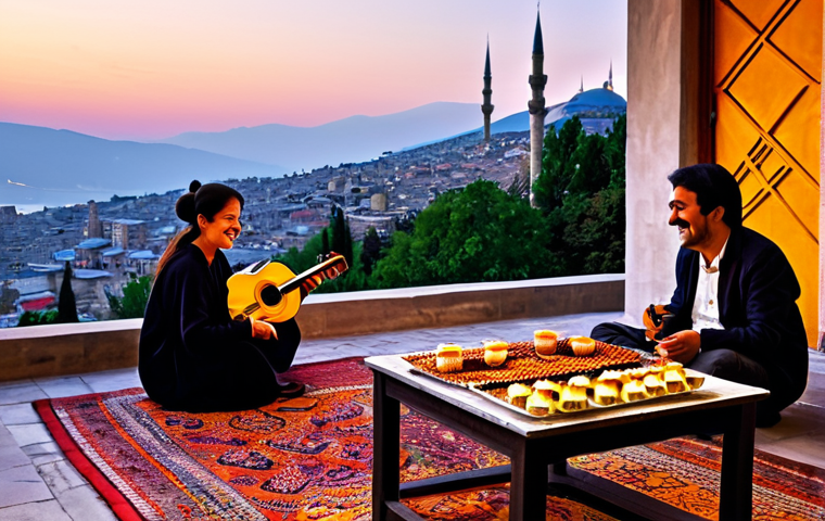 튀르키예에서의 창의적 워크숍 참여 - Ankunft im Farbenrausch (Arrival in a Burst of Color)**
    *   **Prompt:** A vibrant, sun-drenched ...