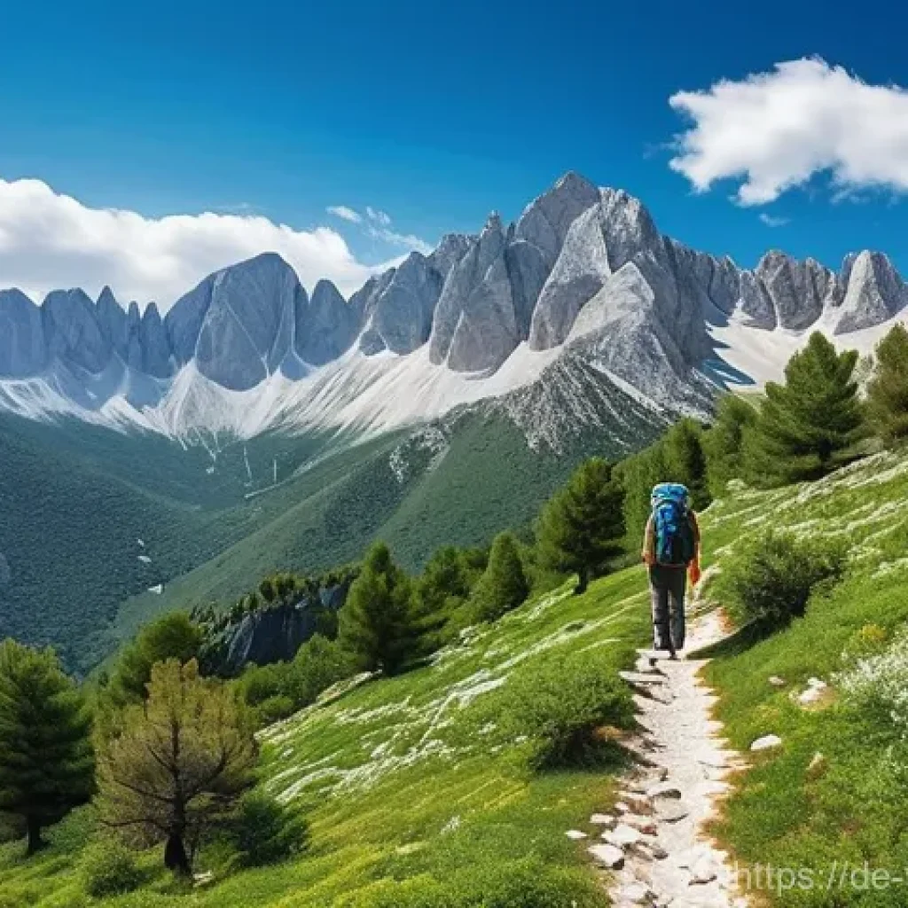 튀르키예 독특한 공원과 야외 공간 - **Majestic Mountain Wilderness Hike**
    A breathtaking panoramic view of the Taurus Mountains in T...