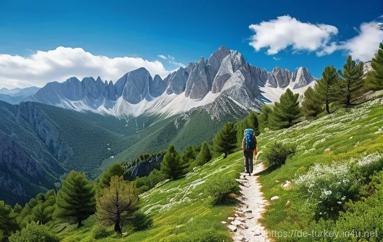 튀르키예 독특한 공원과 야외 공간 - **Majestic Mountain Wilderness Hike**
    A breathtaking panoramic view of the Taurus Mountains in T...
