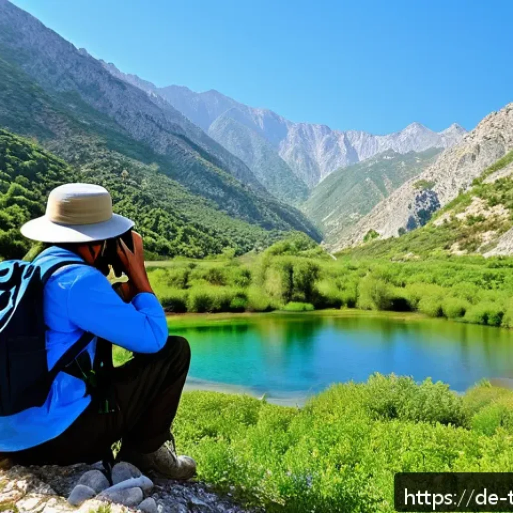 튀르키예의 자연 보호 단체 - A serene Turkish mountain landscape featuring a protected natural reserve with diverse native flora ...